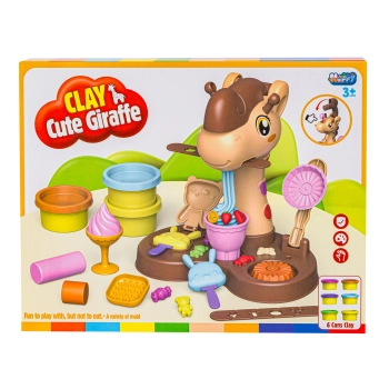 Kreatywny zestaw z masą plastyczną, ciastolina UROCZA ŻYRAFA