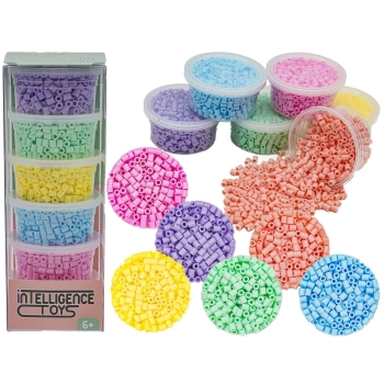 Koraliki Do Prasowania 3000szt, Prasowanki, Do Prasowanek, 6 Kolorów, Zapas - PASTELOWE KOLORY MIX Przecena 1