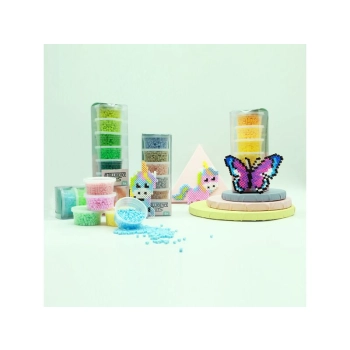 Koraliki Do Prasowania 3000szt, Prasowanki, Do Prasowanek, 6 Kolorów, Zapas - SŁONECZNE ODCIENIE ŻÓŁTEGO