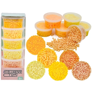 Koraliki Do Prasowania 3000szt, Prasowanki, Do Prasowanek, 6 Kolorów, Zapas - SŁONECZNE ODCIENIE ŻÓŁTEGO Przecena 1