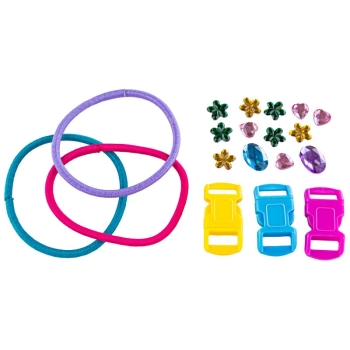 Zestaw Do Tworzenia Biżuterii, Bransoletek, Kolorowe Sznurki + Akcesoria