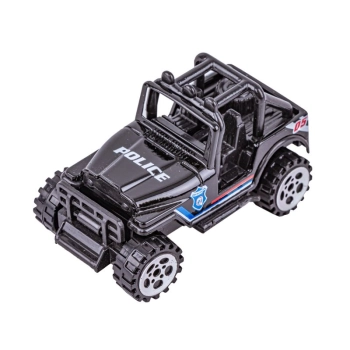 Metalowe Pojazdy Uprzywilejowane, Auta, Resoraki 6 Sztuk Zestaw 1:64 POLICJA, RADIOWÓZ