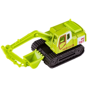 Metalowe Pojazdy Budowlane, Auta, Resoraki 6 Sztuk Zestaw