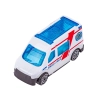Metalowe Pojazdy Uprzywilejowane, Auta, Resoraki 6 Sztuk Zestaw 1:64 POGOTOWIE, AMBULANS