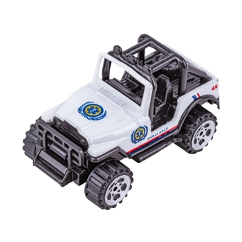 Metalowe Pojazdy Uprzywilejowane, Auta, Resoraki 6 Sztuk Zestaw 1:64 POGOTOWIE, AMBULANS