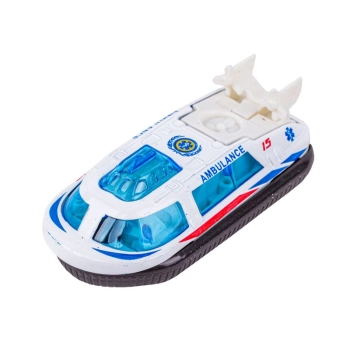 Metalowe Pojazdy Uprzywilejowane, Auta, Resoraki 6 Sztuk Zestaw 1:64 POGOTOWIE, AMBULANS