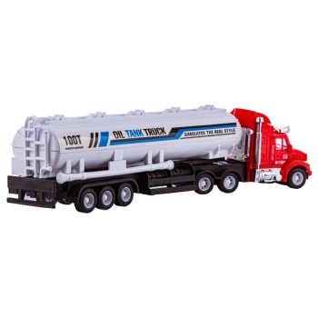 Zestaw 3 Ciężarówek, Samochód Ciężarowy + Naczepa, TIR - 3 Sztuki