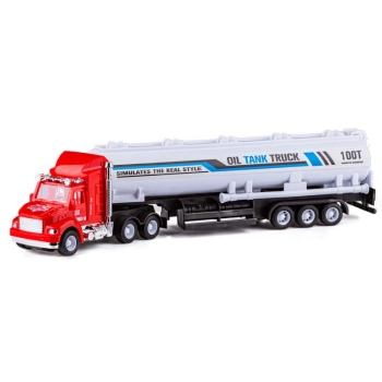 Zestaw 3 Ciężarówek, Samochód Ciężarowy + Naczepa, TIR - 3 Sztuki