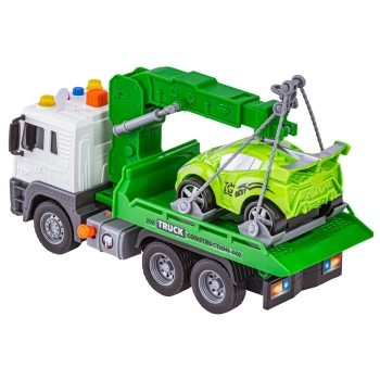 Multifunkcyjna Ciężarówka, Laweta, Dźwig, Transporter + Samochód 1:16