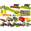 Zestaw Maszyn Rolniczych, Farma, Autka Traktory Resoraki + Akcesoria