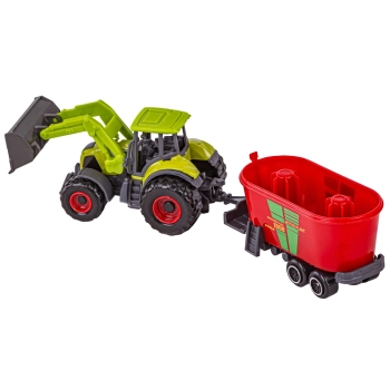 Zestaw Maszyn Rolniczych, Farma, Autka Traktory Resoraki + Akcesoria