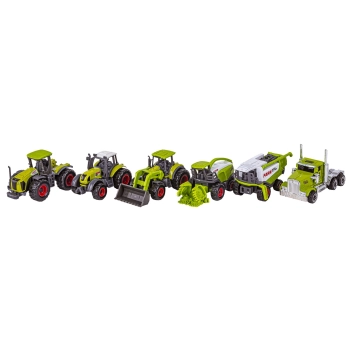 Zestaw Maszyn Rolniczych, Farma, Autka Traktory Resoraki + Akcesoria
