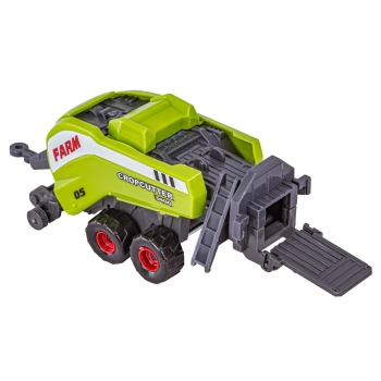 Zestaw Maszyn Rolniczych, Farma, Autka Traktory Resoraki + Akcesoria