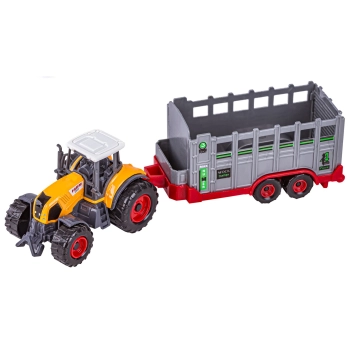 Zestaw 3 Pojazdów, Maszyny Rolnicze, 2 x Traktor, Kombajn, Farma