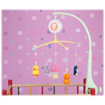 Kolorowa karuzela z pozytywką - zwierzątka