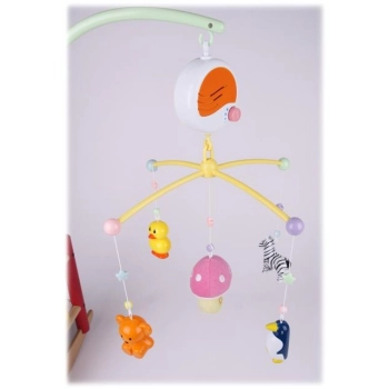 Kolorowa karuzela z pozytywką - zwierzątka