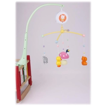 Kolorowa karuzela z pozytywką - zwierzątka