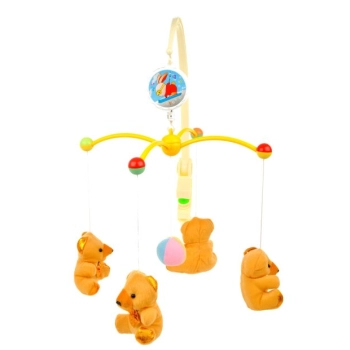 Wesoła Karuzela Z Pozytywką - Pluszowe Misie - Przecena