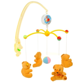 Wesoła Karuzela Z Pozytywką - Pluszowe Misie - Przecena