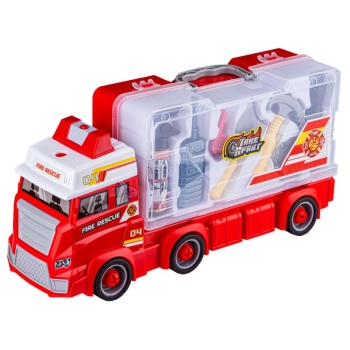 Zestaw Strażaka, Wóz Strażacki + Akcesoria