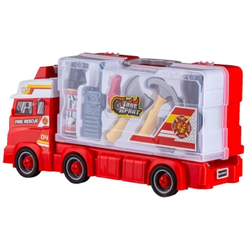 Zestaw Strażaka, Wóz Strażacki + Akcesoria