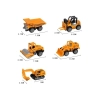 Metalowe Pojazdy Budowlane, Auta, Resoraki 5 Sztuk Zestaw