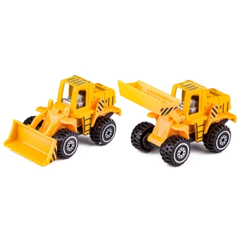 Metalowe Pojazdy Budowlane, Auta, Resoraki 5 Sztuk Zestaw