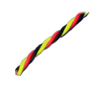 Przewód serwa trójżyłowy 3 x 0,33 mm/1 mb skręcony (HITEC)