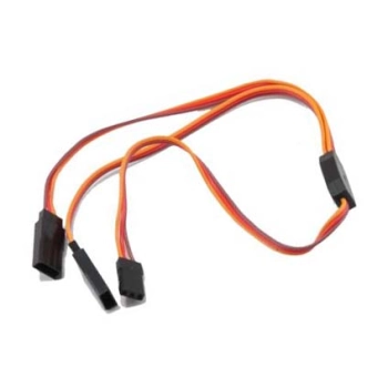 Y - kabel rozgałęziacz 30 cm (JR) - 0,13mm2 26AWG - płaski - MSP