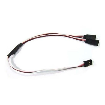 Y - kabel rozgałęziacz 90 cm (FUTABA) - 0,13mm2 26AWG - płaski - MSP