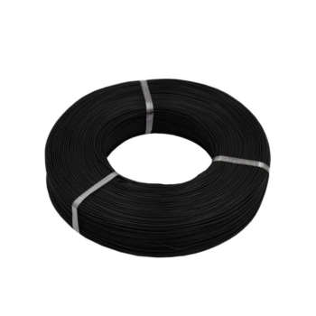 MSP Silikonowy przewód prądowy 24AWG 0,2mm2 1m CZARNY