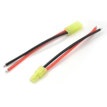 Gniazdo Typu Mini Tamiya z przewodem - Żeński 100mm - (female) 16 AWG