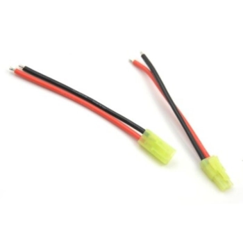 Gniazdo Typu Mini Tamiya z przewodem - Żeński 100mm - (female) 16 AWG