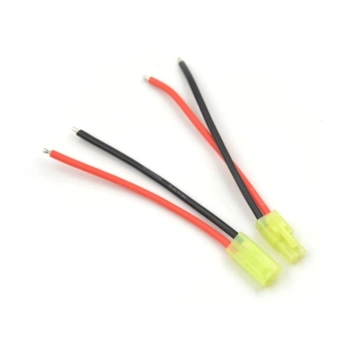 Gniazdo Typu Mini Tamiya z przewodem - Żeński 100mm - (female) 16 AWG