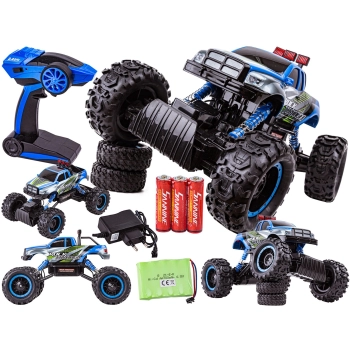 Samochód Auto Rock Crawler 1:14 2.4GHz 4WD Niebieski