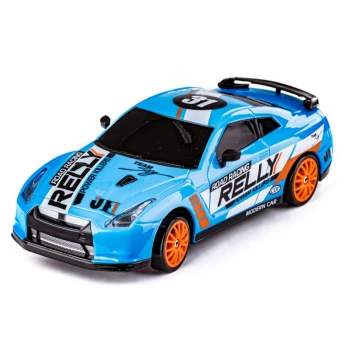 Samochód Do Driftu, Auto RC Drift 1:24 2,4 GHz 4WD NIEBIESKI