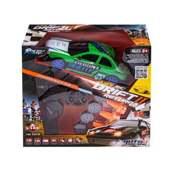 Samochód Do Driftu, Auto RC Drift 1:24 2,4 GHz 4WD ZIELONY