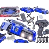 DUŻY Samochód Do Driftu Auto RC Drift 1:16 2,4 GHz PARA DYM 4WD Niebieski Nissan GTR LED