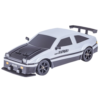 DUŻY Samochód Do Driftu Auto RC Drift 1:16 2,4 GHz PARA DYM Biała Toyota 4WD LED