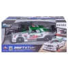DUŻY Samochód Do Driftu Auto RC Drift 1:16 2,4 GHz PARA DYM Srebrny Dodge 4WD LED