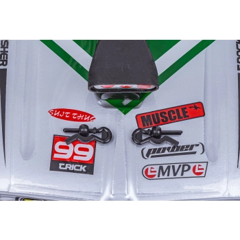 DUŻY Samochód Do Driftu Auto RC Drift 1:16 2,4 GHz PARA DYM Srebrny Dodge 4WD LED