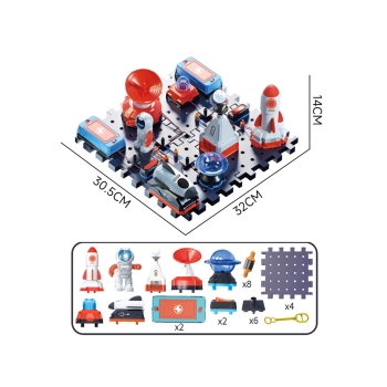 Zestaw doświadczalny Do Eksperymentów Naukowych Rakieta Kosmiczna Prom Zabawka Naukowa Eksperyment Obwód Elektroniczny