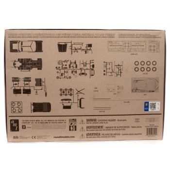 Model Plastikowy - Samochód 1955 Chevy Bel Air Convertible