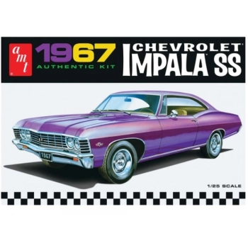 Model plastikowy - Samochód 1967 Chevrolet Impala SS - AMT