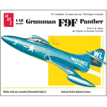 Model plastikowy AMT - Odrzutowiec Grumman F9F Panther Jet