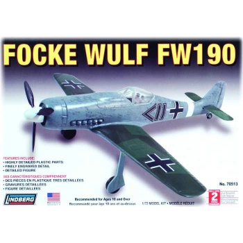 Model Plastikowy Do Sklejania Lindberg (USA) Samolot FW-190 Focke Wulf