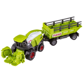 Zestaw 3 Pojazdów, Maszyny Rolnicze, 2 x Traktor, Kombajn, Farma