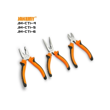 Profesjonalne Szczypce JAKEMY, Kleszcze Płaskie Precyzyjne, Modelarskie