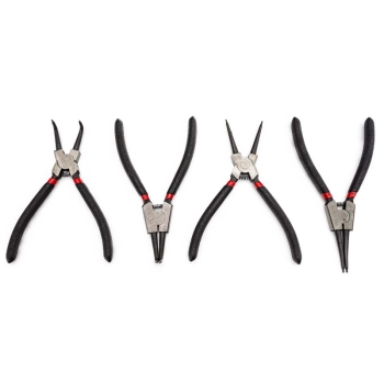Szczypce Segera 7'' Kleszcze Do Pierścieni - Zestaw 4 Sztuk, Zewnętrzne, Wewnętrzne