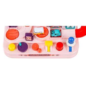 Interaktywny Tor Przeszkód + Pojazdy, Zjazd Samochodowy Parking Zjeżdżalnia